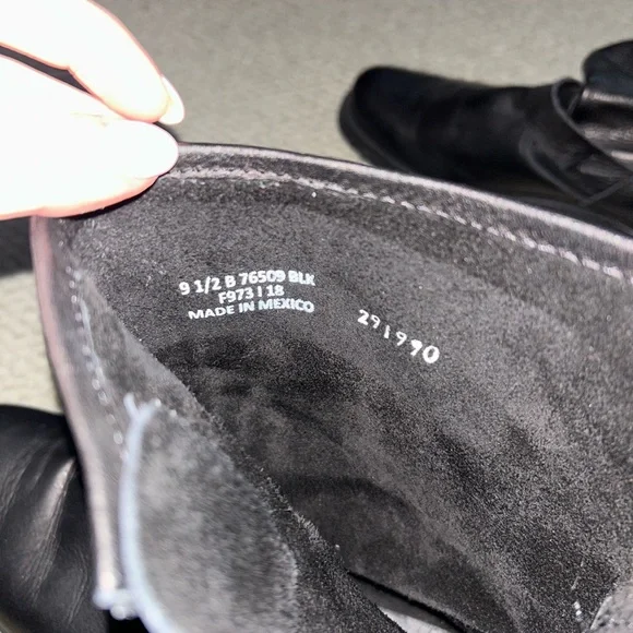 FRYE AND CO. Black Combat & Moto Boots - Picture 3 of 6